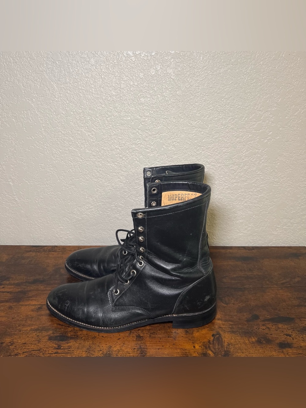 JUSTIN BOOTS 506 Packer Lace-up Boots